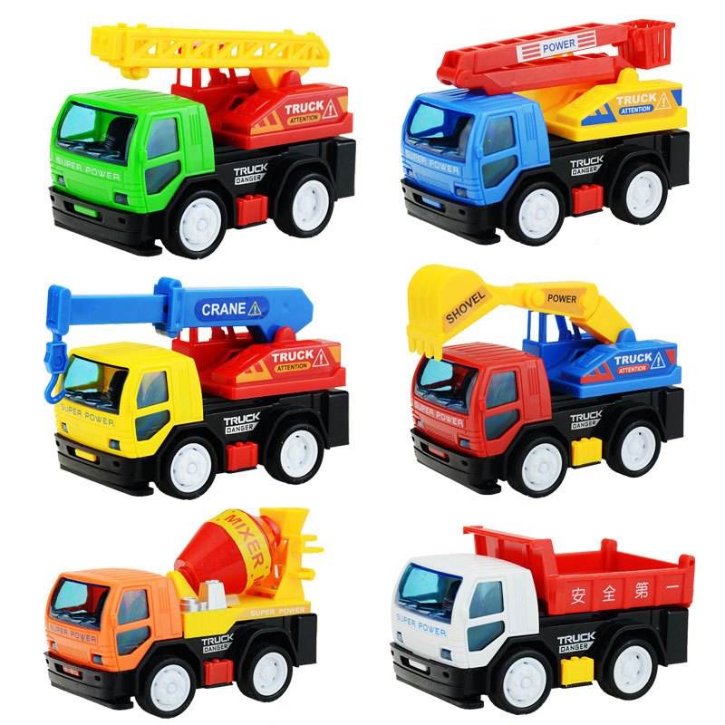 萌穗車模玩具7959 六輛工程車帶來的童年樂趣與成長(zhǎng)